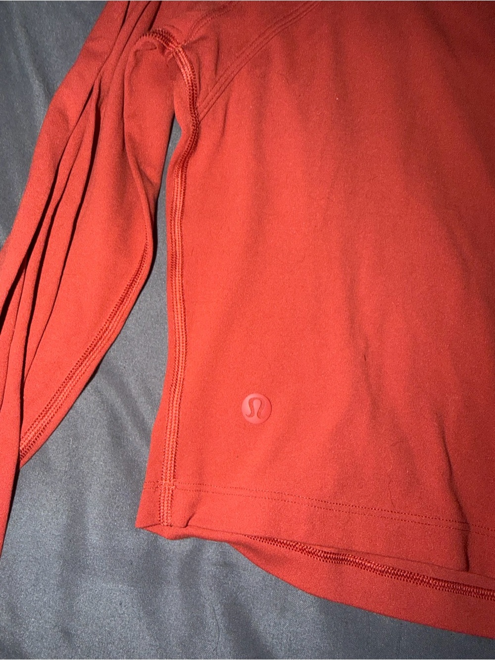lululemon athletica women’s Crewneck Pullover - Rust Red